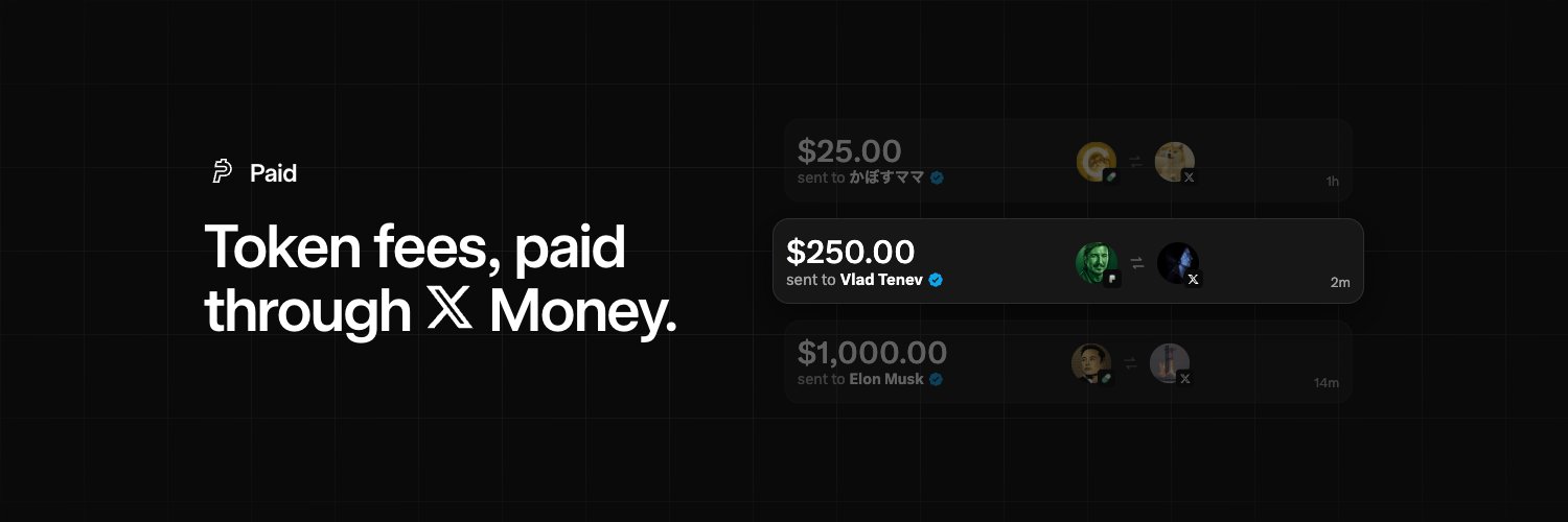 Bannière UsePaid présentant les paiements via X Money