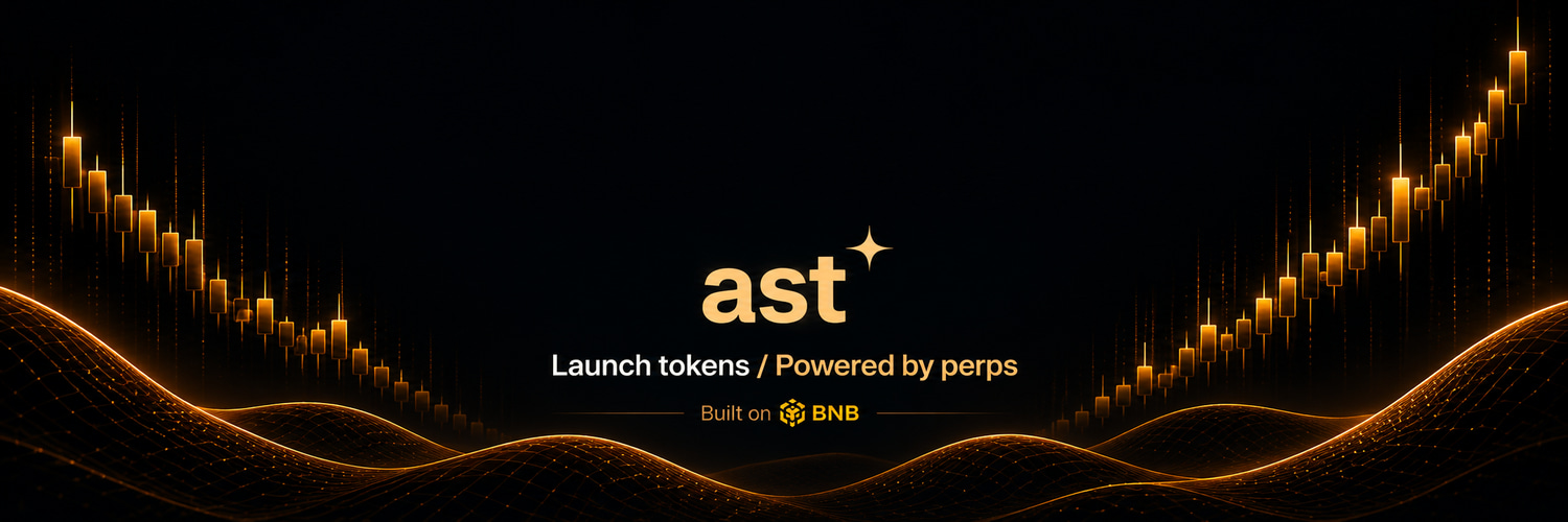 Ast.fun branding, linked to its documentation and BNB Chain contract.