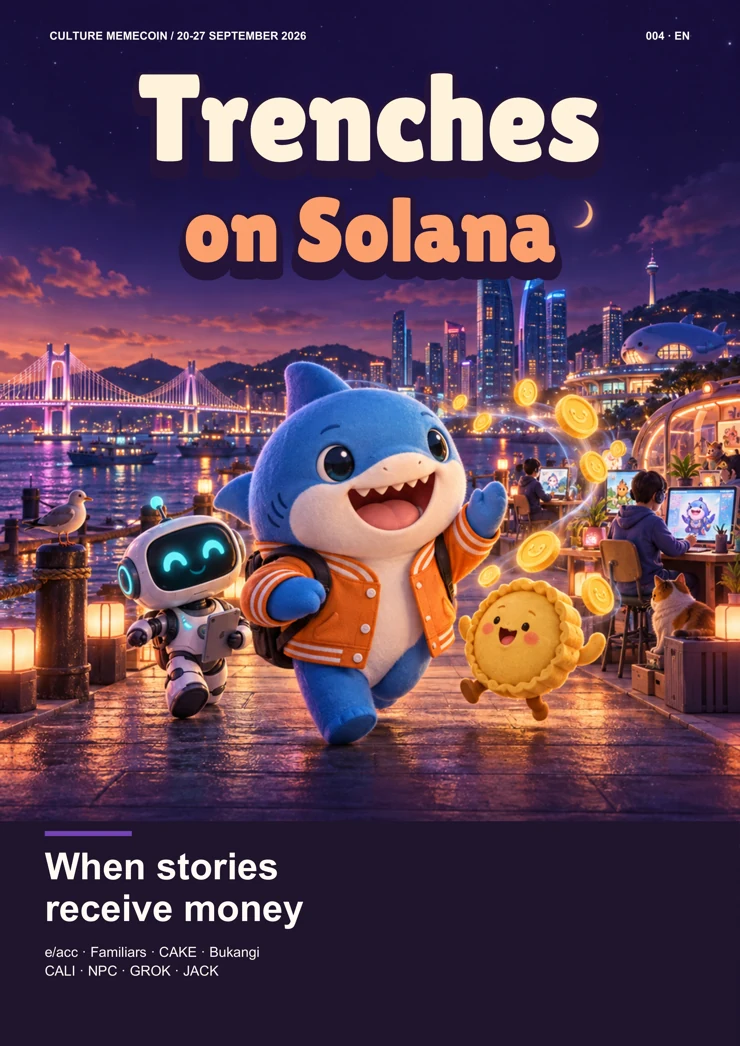 Trenches on Solana, cover of issue 4