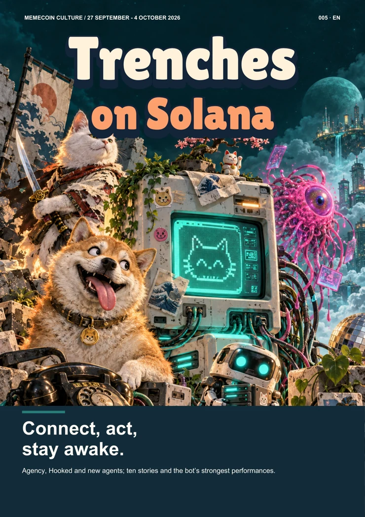 Trenches on Solana, cover of issue 5