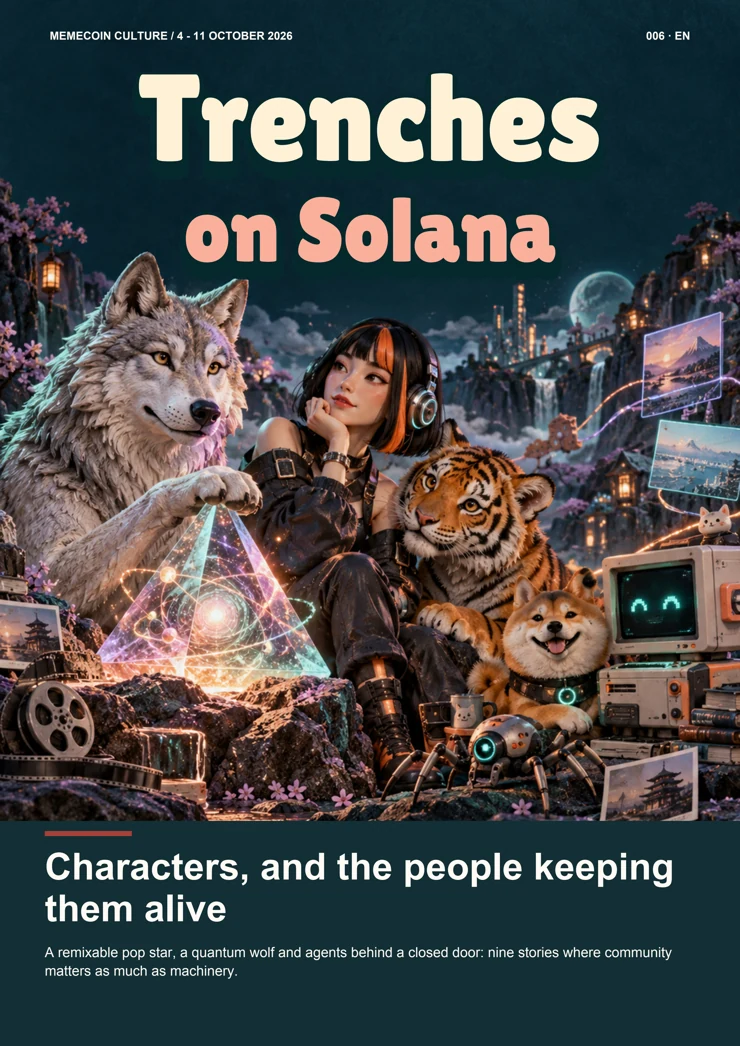 Trenches on Solana, cover of issue 6