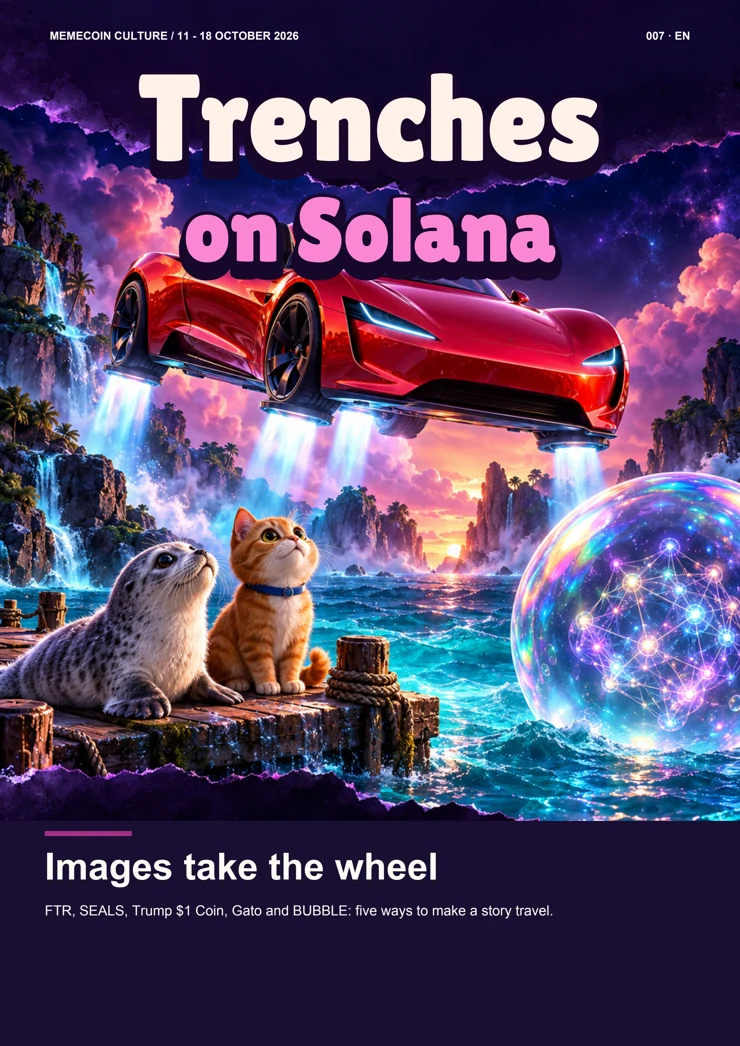 Trenches on Solana, cover of issue 7