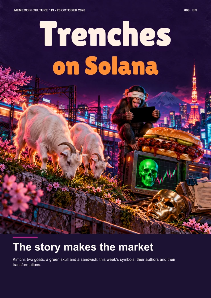 Trenches on Solana, cover of issue 8